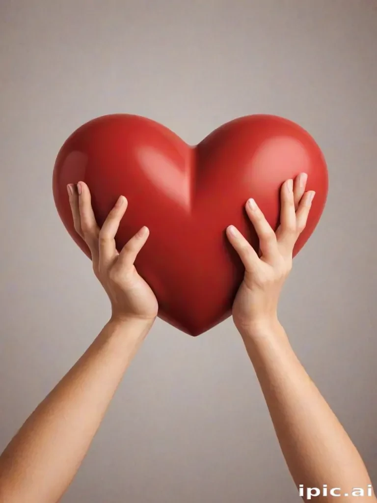 heart hands clipart