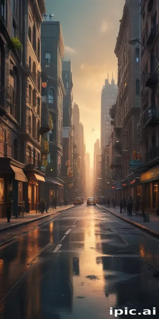 city street background