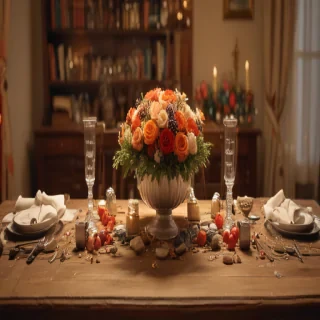background of table