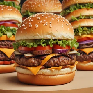 hamburger drawing