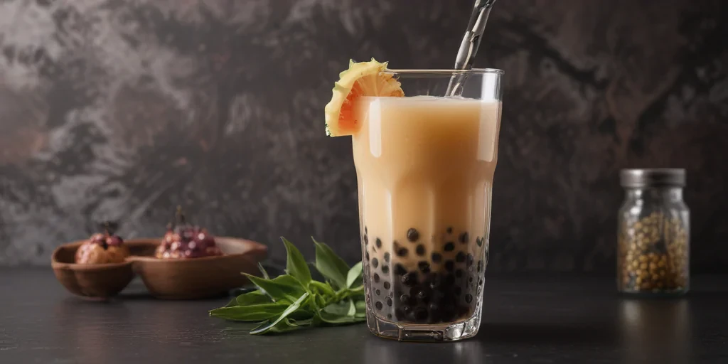 boba tea background