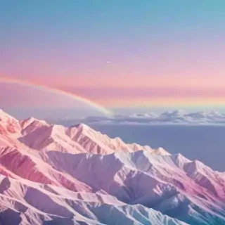 pastel rainbow aesthetic wallpaper