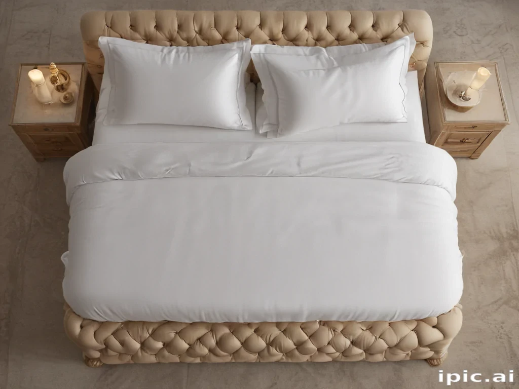 bed top view