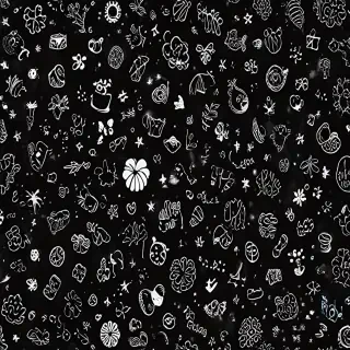 cute backgrounds black