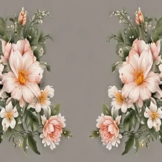 free flower border clipart
