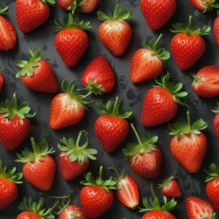 strawberry background aesthetic