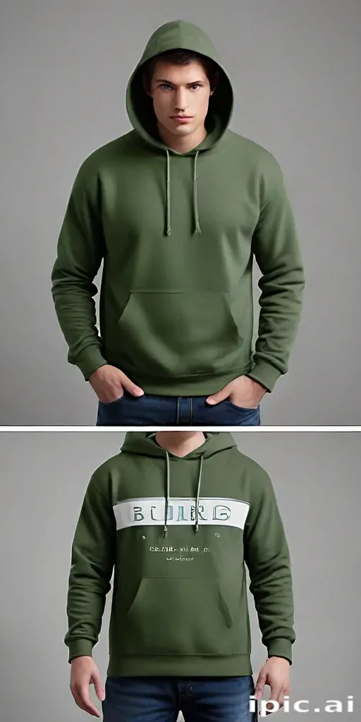 hooded sweatshirt mockup