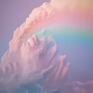 pastel rainbow
