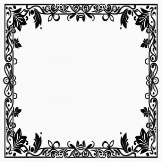 border clip art black and white