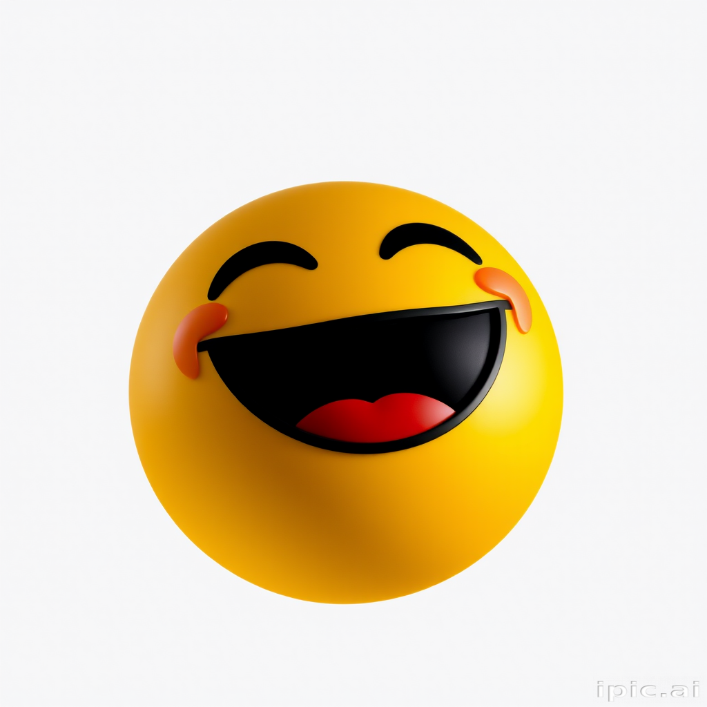 laugh emoji transparent background