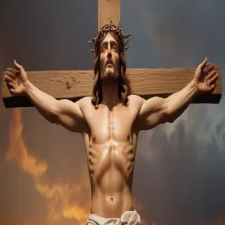 pictures of jesus on a cross