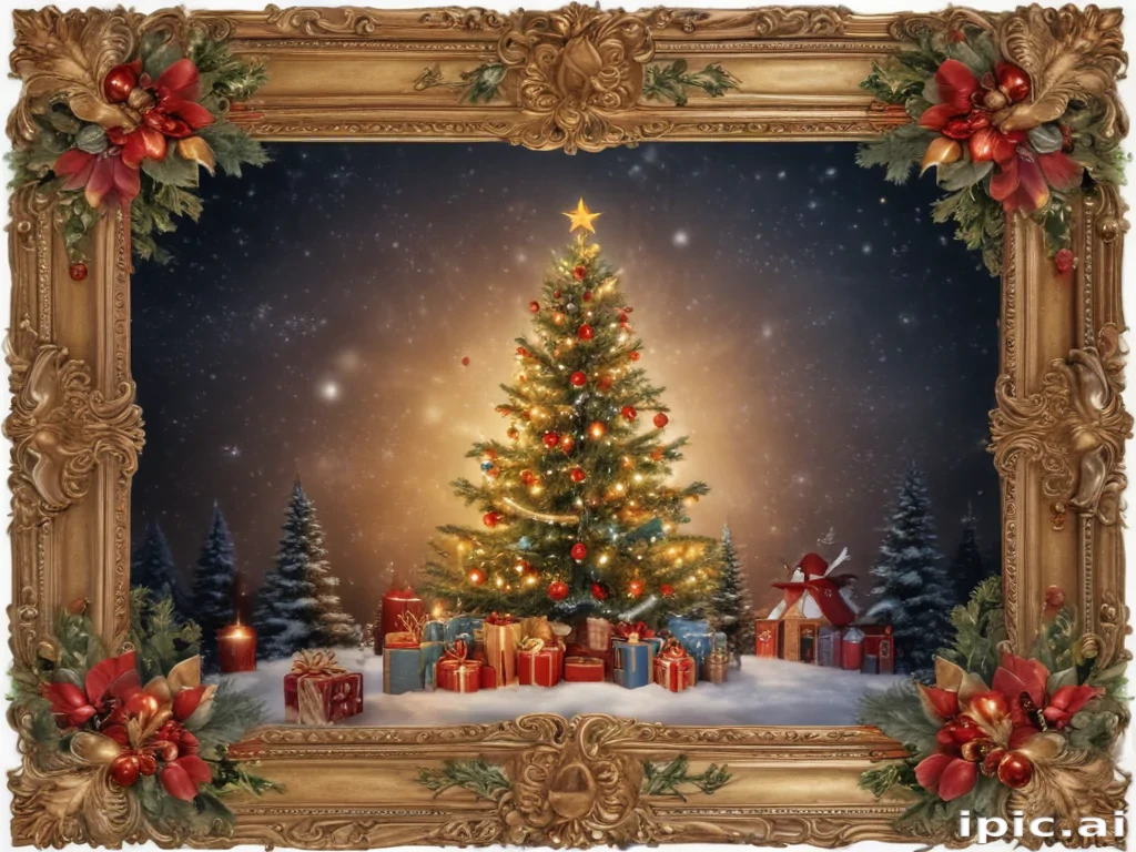 christmas clip art frames