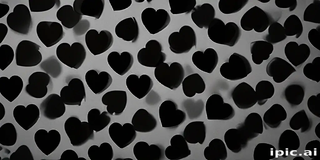 black hearts background