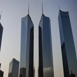 twin towers transparent