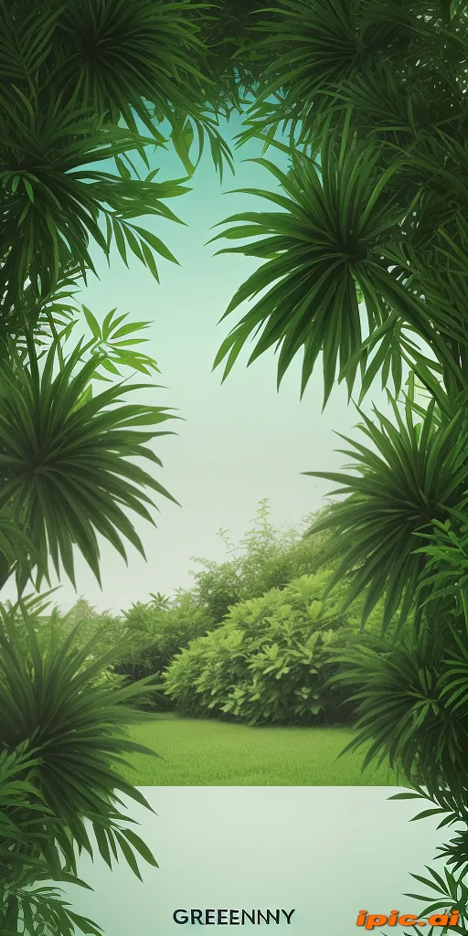 greenery background aesthetic