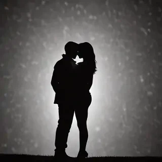 couple silhouette