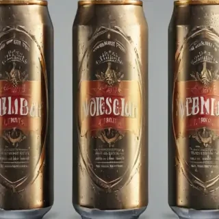 beer can mockup