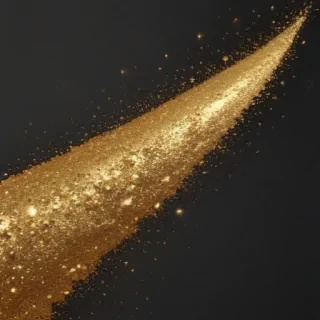 gold glitter png