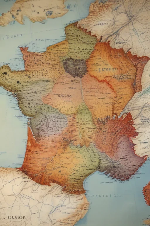 map of france