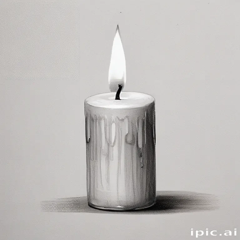 candle drawing