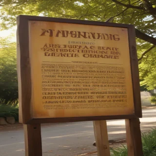 warning sign