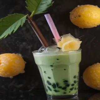boba tea background