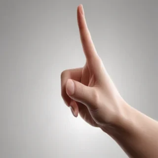 finger point png