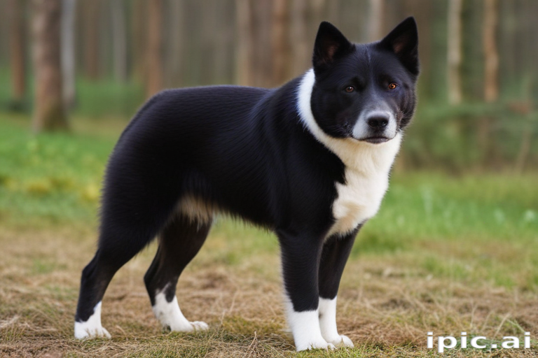 a-majestic-black-and-white-dog-standing-proudly-in-nature-s-embrace