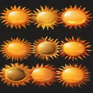 sun clipart no background