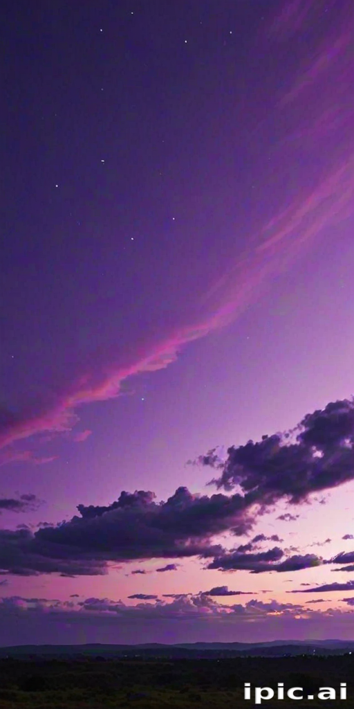 purple sky wallpaper