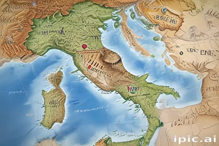 map of italy