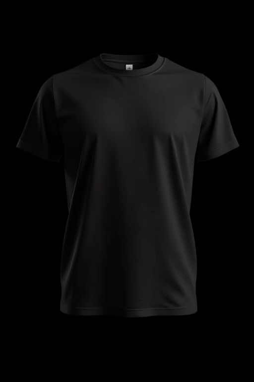 black t shirt mockup free