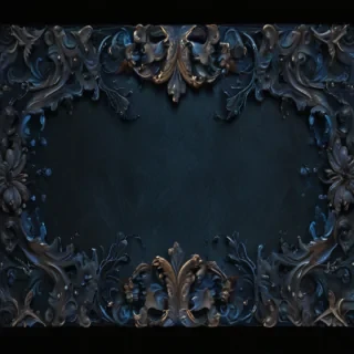 black background blue