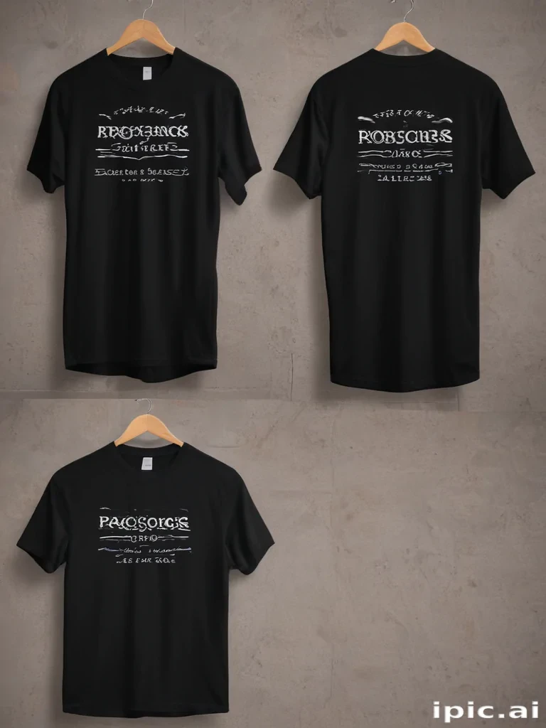 black mockup shirt