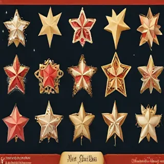 christmas stars clipart