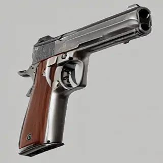 gun no background