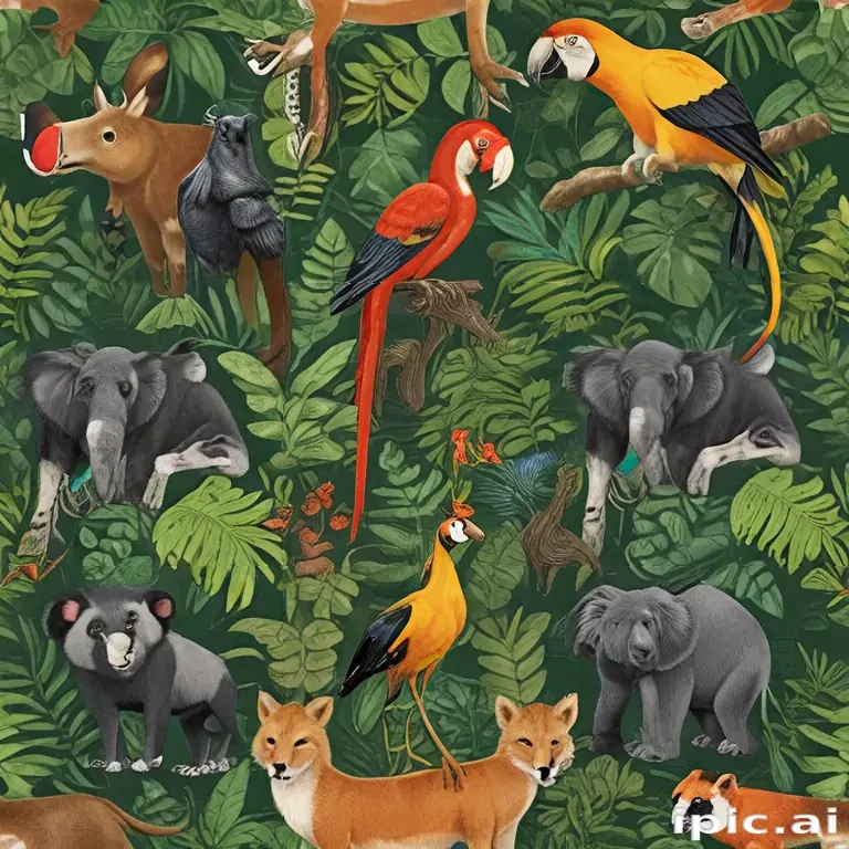 rainforest animals