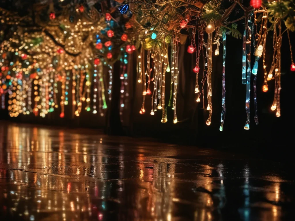 christmas lights iphone wallpaper