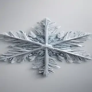 snowflake clipart free