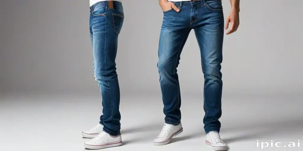 mock up jeans
