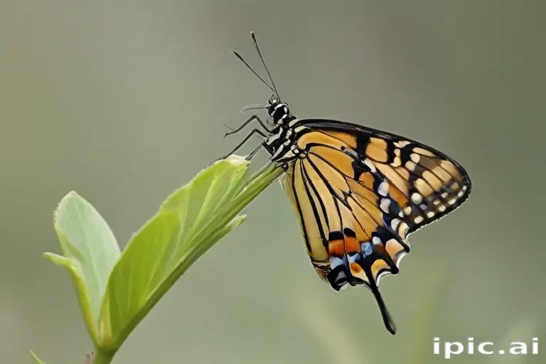 caterpillar to butterfly