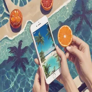 summer phone background