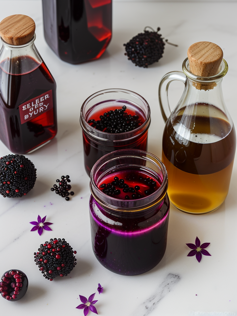 3 ingredient elderberry syrup recipe