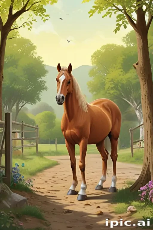 horses cartoon