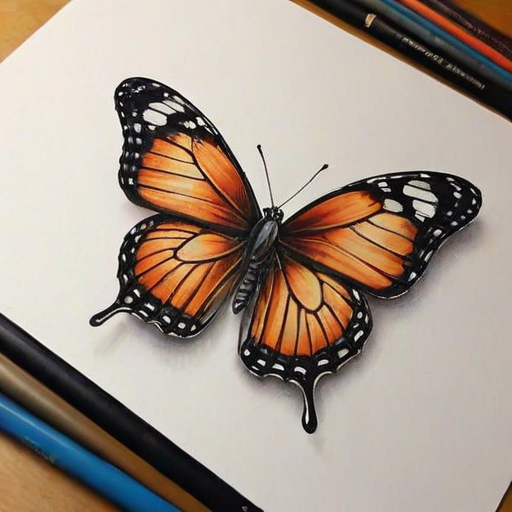 buttefly drawing