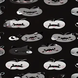 iphone cute black wallpaper