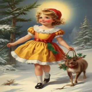 free printable vintage christmas images