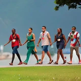 people walking png