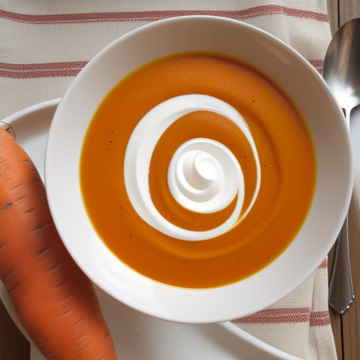 ginger sweet potato carrot soup