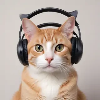 cat headphones png